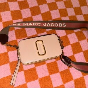 Marc Jacobs Cream and Gold Crossbody Bag